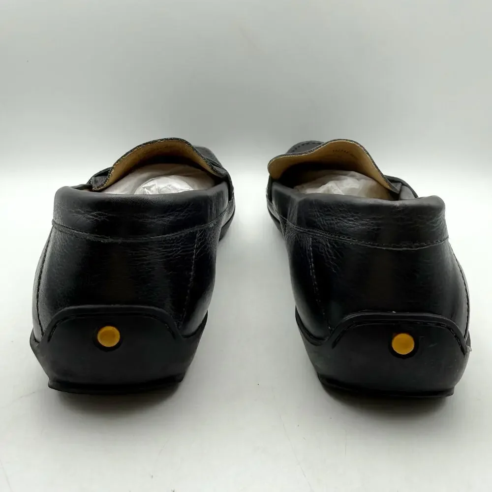 Samuel Hubbard Mens Free Spirit Loafers LEFT 12 Wide RIGHT 12 M Black Leather